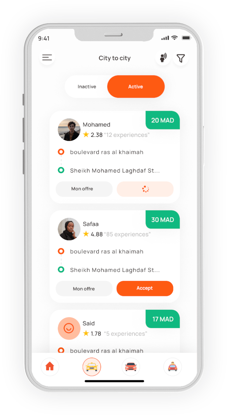 page d'accueil du conducteur Lahagni